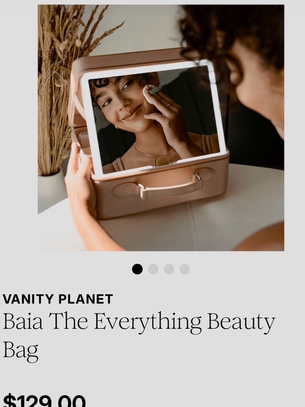 BNWT: BAIA- “The Everything Beauty Bag” in blush